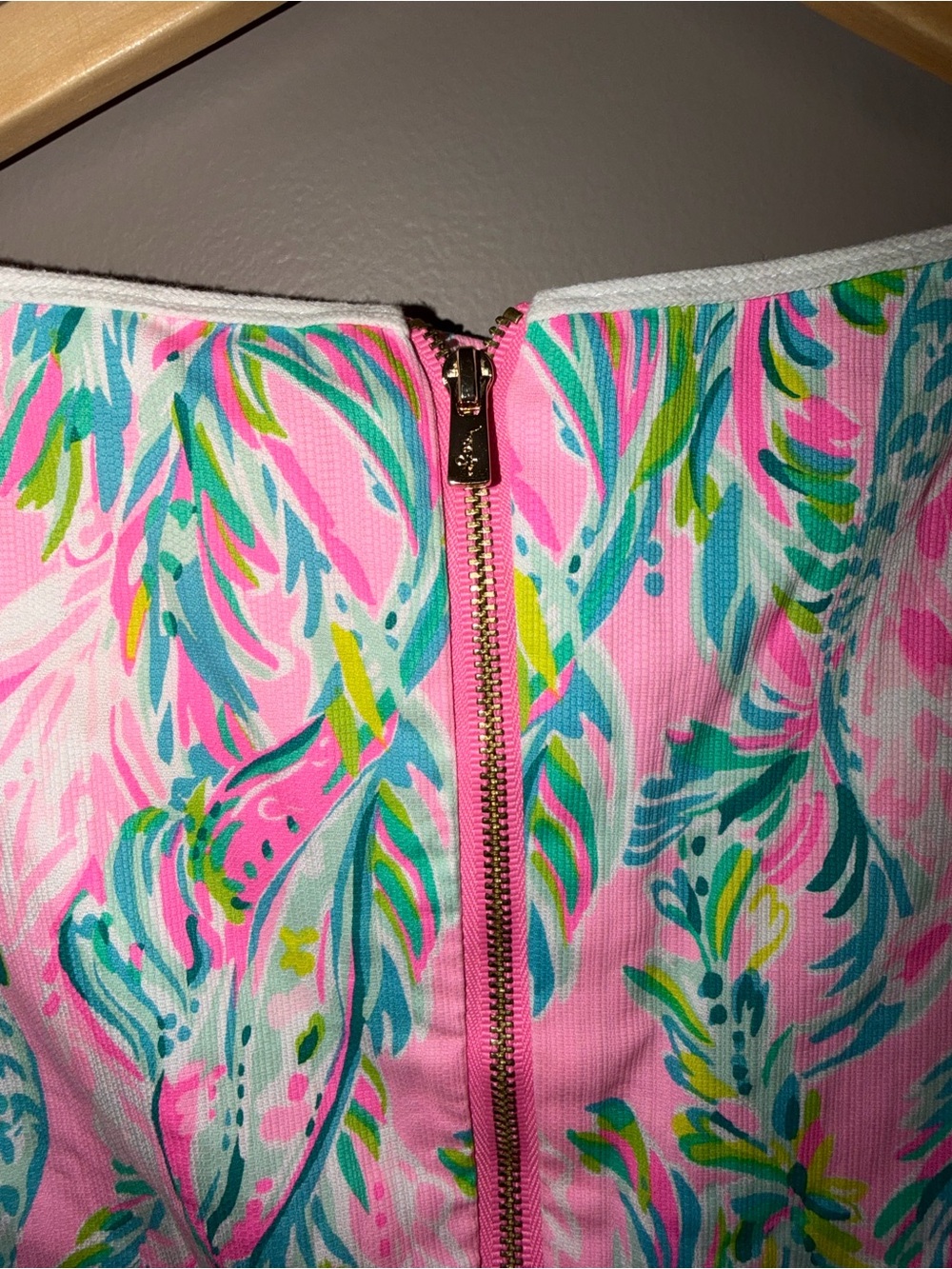 Lilly Pulitzer Mila Shift Dress | Pink & Teal | Size 14 - Picture 8 of 11